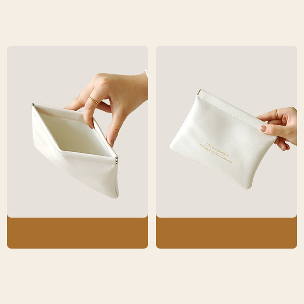 Multifunctional PU Leather Makeup Cosmetics Storage Bag Earphone Cable Glasses Travel Carrying Pouch Size L Multifunctional PU Leather Makeup Cosmetics Storage Bag Earphone Cable Glasses Travel Carrying Pouch Size L